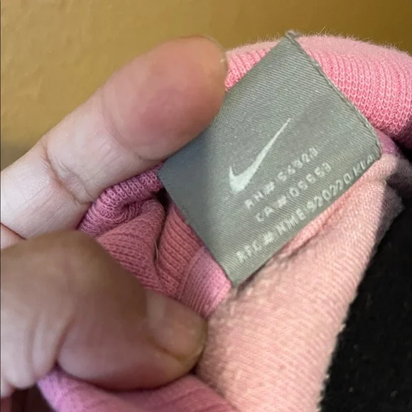 NIKE Pink Velour Tracksuit with Hoodie - Picture 3 of 7